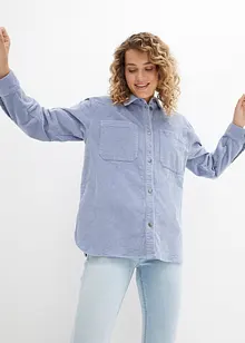 Giacca-camicia oversize in velluto, bonprix