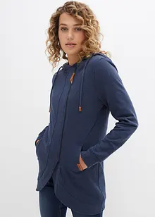 Giacca in felpa con zip e cappuccio, bonprix