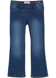 Jeans bootcut con cinta comoda, a vita media, bonprix