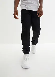 Pantaloni cargo elasticizzati, regular fit, bonprix