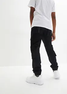Pantaloni cargo elasticizzati, regular fit, bonprix