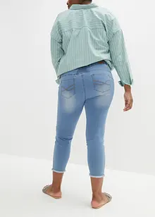 Jeans cropped modellanti, vita media, bonprix