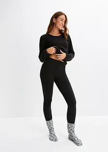 Leggings termici funzionali con fodera in pile, bonprix