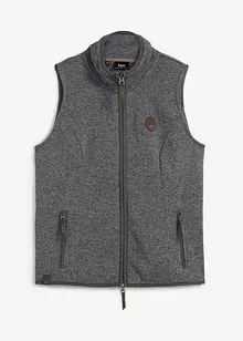 Gilet in pile con dettagli a contrasto, bonprix