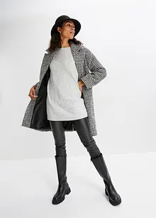 Maglione oversize con trecce, bonprix