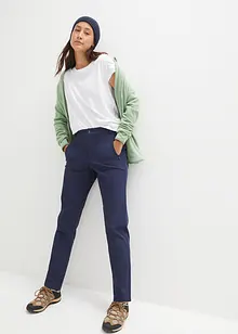 Pantaloni funzionali in softshell elasticizzato con cinta comoda, idrorepellenti, bonprix