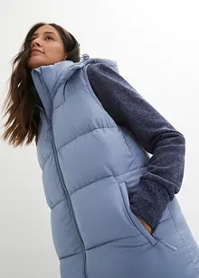 Gilet tecnico trapuntato con tecnologia isolante termica, lungo, bonprix