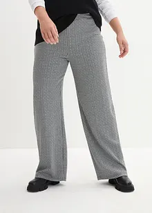 Pantaloni in jersey in pied de poule, bonprix