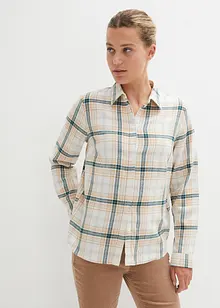 Camicia in flanella di cotone, bonprix