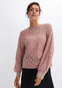 Maglione traforato, bonprix