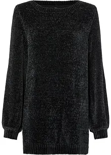 Maglione lungo in ciniglia, bonprix