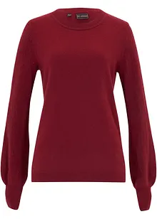 Maglione di lana con Good Cashmere Standard®, bonprix PREMIUM