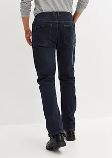 Jeans termici elasticizzati con taglio comfort loose fit, straight, bonprix