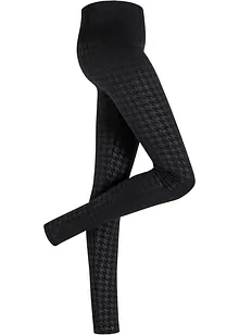 Leggings termici senza cuciture pied-de-poule con interno morbido, bonprix