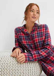 Camicia da notte in flanella con bottoni, bonprix