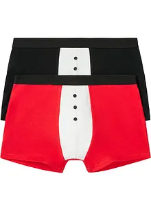 Boxer aderenti natalizi (pacco da 2), bpc bonprix collection