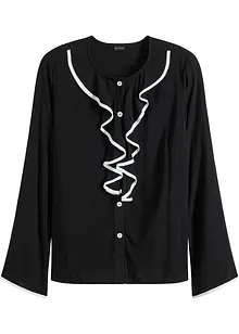 Camicia con volant, bonprix