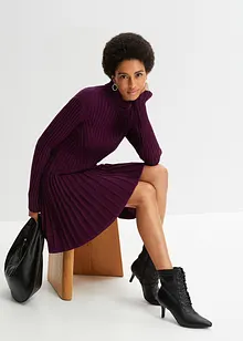 Abito in maglia a collo alto, bonprix