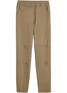 Pantaloni termici in twill con elastico in vita, loose fit, bonprix