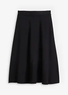Gonna midi in misto viscosa, bonprix