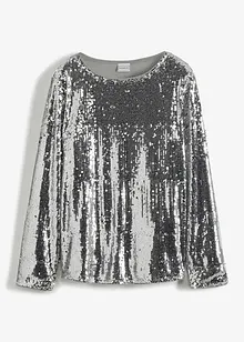 Blusa in paillettes, bonprix