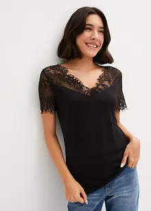 Maglia con pizzo, BODYFLIRT