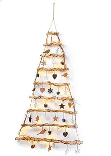 Decorazione da parete a LED a forma di albero di natale, bonprix