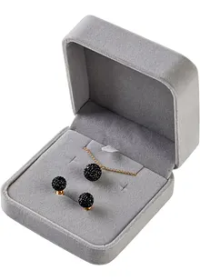 Collana e orecchini con zirconia, bonprix