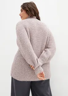 Maglione in filato piumato, bonprix