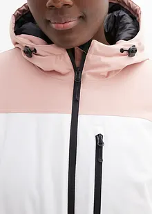Giacca tecnica da sci con cappuccio, impermeabile, bonprix