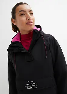 Giacca tecnica da sci da infilare con fodera in pile, oversize, bonprix