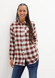 Camicia lunga in flanella, bonprix