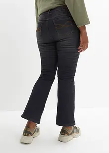 Jeans termici elasticizzati, bootcut, bonprix