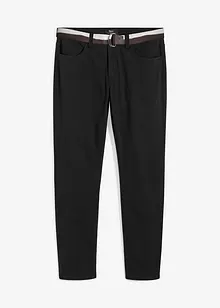 Pantaloni elasticizzati con cintura regular fit, straight, bonprix