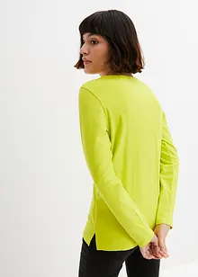 Maglia a maniche lunghe con occhielli, bonprix