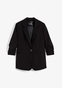 Blazer ampio con maniche 7/8 arricciate, bonprix