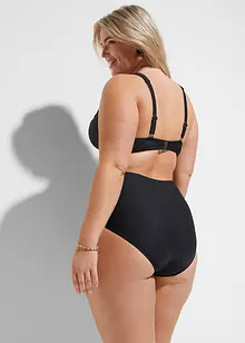 Slip per bikini a vita alta con effetto modellante leggero, bonprix