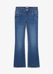 Jeans elasticizzati bootcut, vita media, bonprix