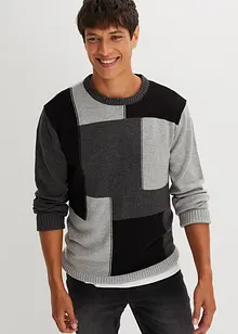 Maglione a girocollo con cotone, bonprix