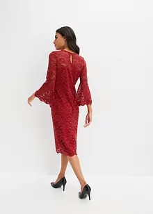 Abito midi in pizzo, bonprix