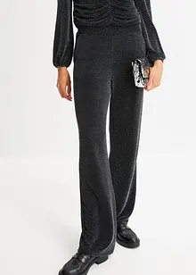 Pantaloni in maglina con filato metallizzato, bonprix