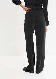 Pantaloni in maglina con filato metallizzato, bonprix