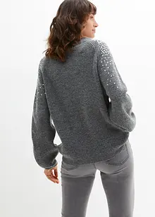 Maglione con paillettes, bonprix