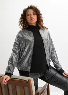 Bomber con paillettes, bonprix