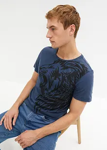 T-shirt in cotone slim fit, bonprix