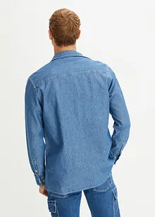 Camicia in jeans a maniche lunghe, bonprix