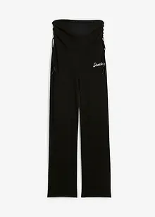 Pantaloni sportivi con arricciatura, gambe larghe, bonprix