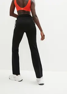 Pantaloni sportivi con arricciatura, gambe larghe, bonprix