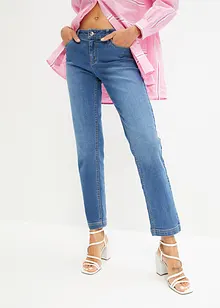 Jeans elasticizzati straight, vita media, bonprix