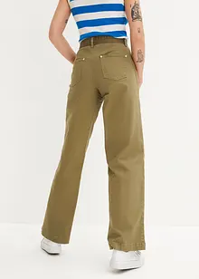 Pantaloni in twill con dettagli, RAINBOW